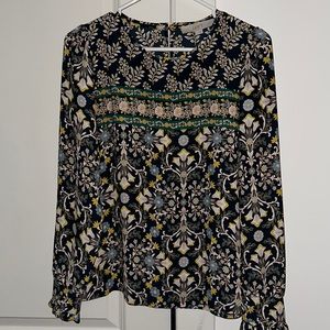 Loft Floral print blouse
